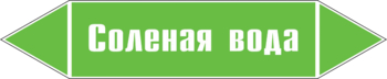 Маркировка трубопровода "соленая вода" (пленка, 252х52 мм) - Маркировка трубопроводов - Маркировки трубопроводов "ВОДА" - Магазин охраны труда ohranatruda-shop.ru